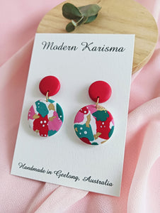 Modern Karismas Circle Dangle Earrings