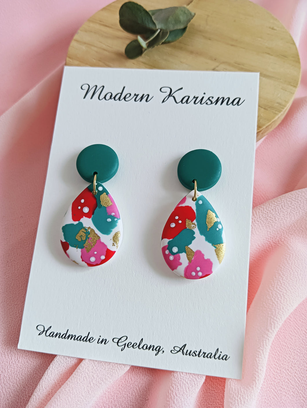 Modern Karismas Teardrop Dangle Earrings