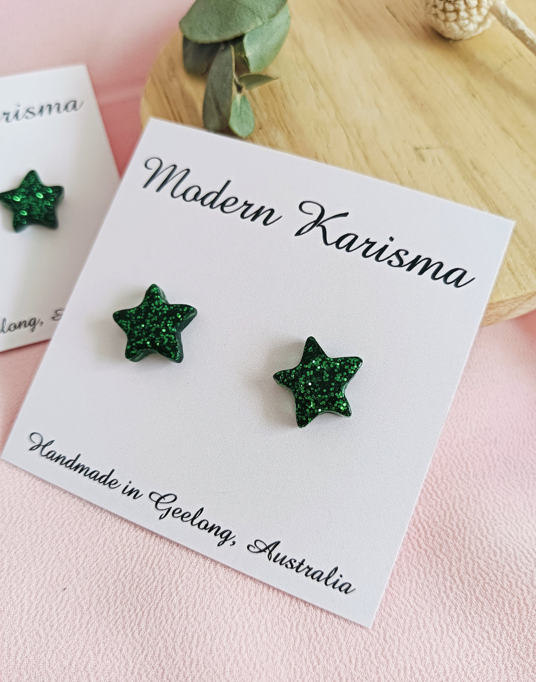 Green Star Studs