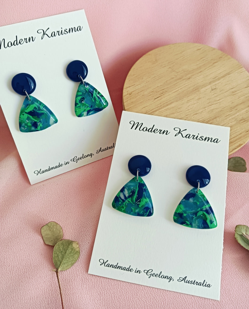 Ocean Paradise Triangle Dangles