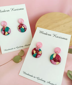 Aubrey Mini Circle Dangles